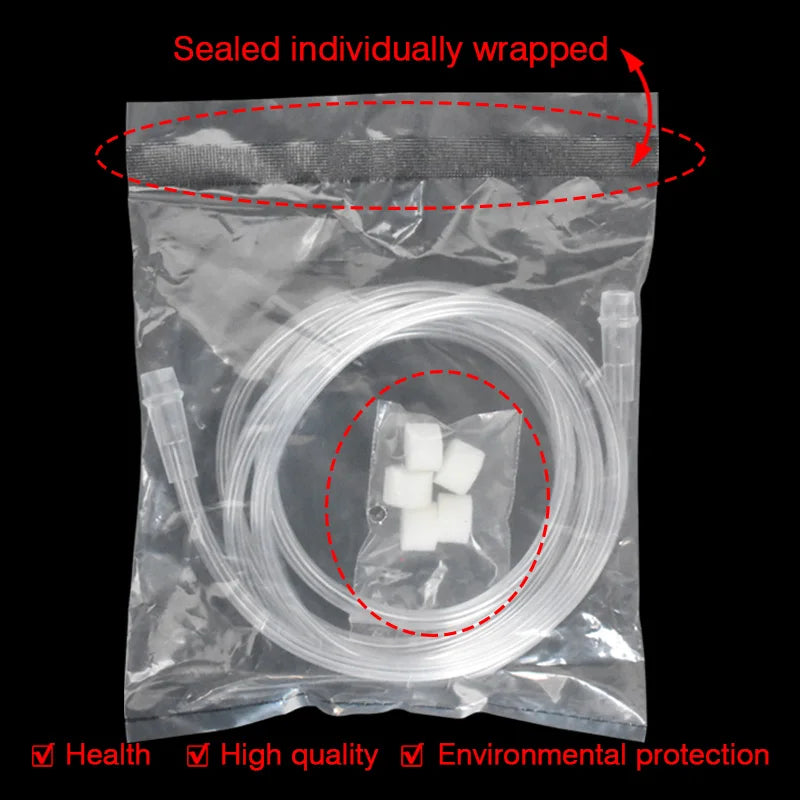 2M Atomizer Soft Tube For Adult Children Inhaler Atomization Catheter Nebulizer Cup Hose Medical Home Air Compressor Nebulizer