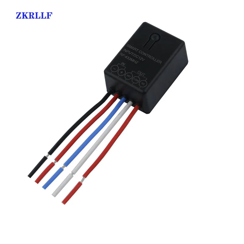 433Mhz Universal Remote Controls  DC 12V 1CH Relay Receiver Module RF Transmitter 433 Mhz Wireless Remote Control Switch Diy Kit