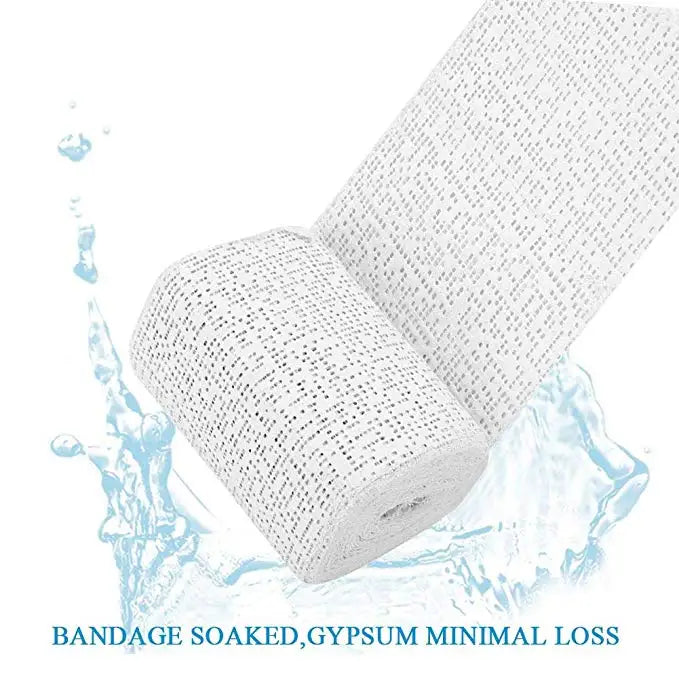 1 Roll 15cm*4.6m Medical Plasters Bandage Quick-Drying Gypsum Splint Gauze First Aid POP Bandage for Fracture Fixation