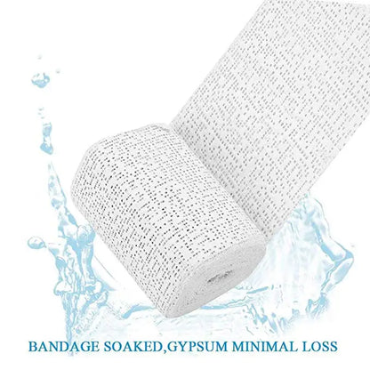 1 Roll 15cm*4.6m Medical Plasters Bandage Quick-Drying Gypsum Splint Gauze First Aid POP Bandage for Fracture Fixation
