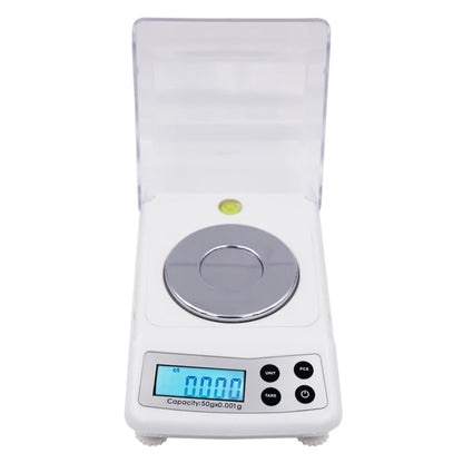 50g 0.001g LCD Digital Jewelry Scales Precision Diamond Laboratory  Balance Medicinal Electronic Gem Carat Weight Counting Scale