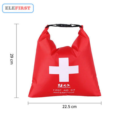 1.2L Waterproof First Aid Kit Bag Portable Emergency Kits Case Only For Outdoor Camp Travel Emergency Medical Treatment