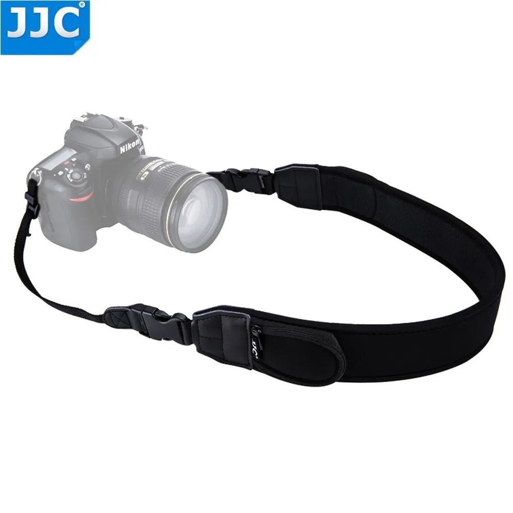 JJC Camera Neck Strap Shoulder for Canon 750D 700D 600D 70D M3 M10 Nikon D3400 D5500 Sony A6300 A6000 A7 Universal Belt Pouch