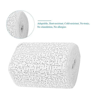 1 Roll 15cm*4.6m Medical Plasters Bandage Quick-Drying Gypsum Splint Gauze First Aid POP Bandage for Fracture Fixation