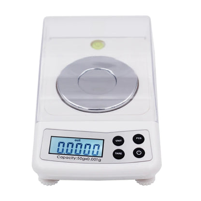 50g 0.001g LCD Digital Jewelry Scales Precision Diamond Laboratory  Balance Medicinal Electronic Gem Carat Weight Counting Scale