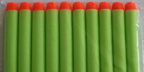 20PCS For Gun Bullets Hollow Hole Head 7.2cm Refill Darts Toy Gun Bullets Soft Bullet Gun Xmas Kid Children Gift