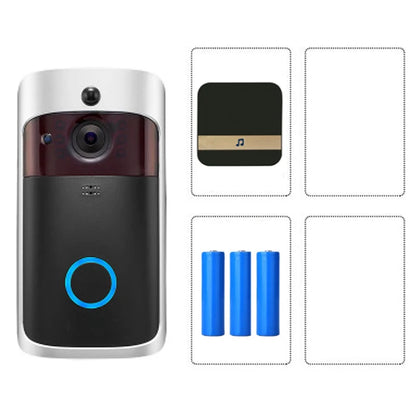 EKEN V5 Smart WIFI Wireless Video Doorbell 720P Remote PIR monitor intercom doorbell Apartment IR Alarm Wireless Security Camera