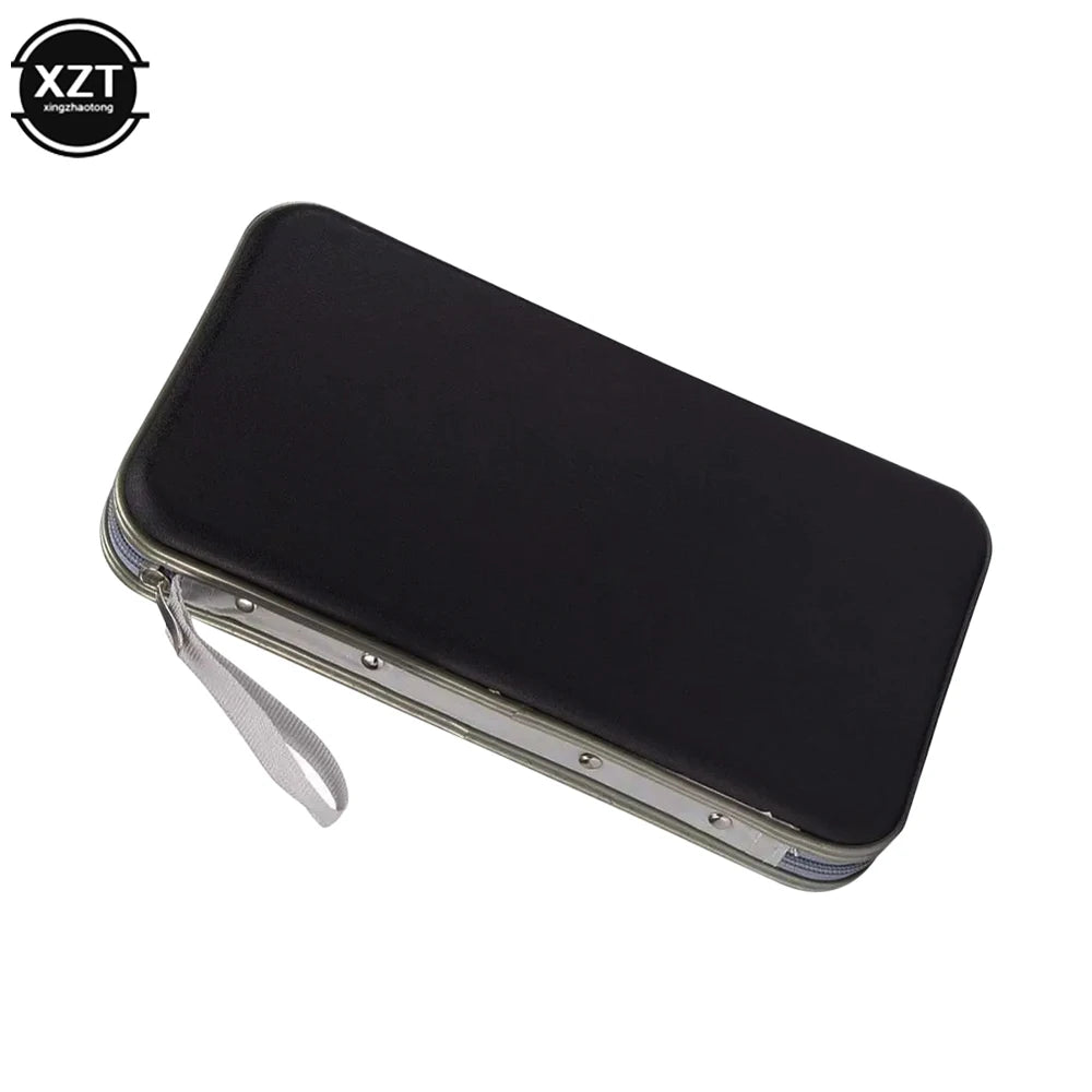 Waterproof 80pcs Capacity Disc CD Bag DVD VCD Wallet Storage Organizer Case CD Sleeve Hard EVA Bag Album Box Holder With Zipper