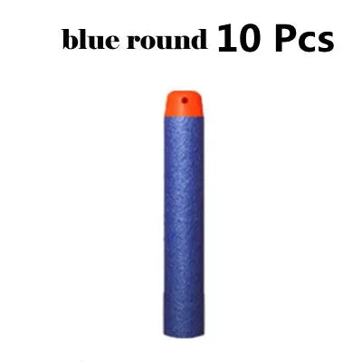 Refill Darts Bullets for Nerf N-strike Elite Series Blasters Children Toy Gun Blue Soft Bullet Foam Guns Accessories Fake Gun