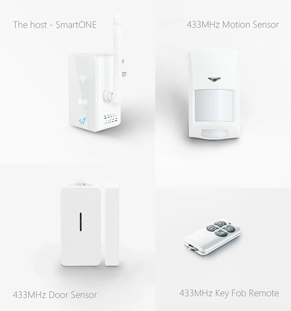 Broadlink S1 Kit Home Automation System Security Alarm Detector SmartOne Door Sensor Remote Control By IOS Android