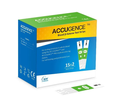 Fast Test Blood Ketone Meter Kit for Keto Diet with Ketone Monitor and Strips 30pc with Lancets Ketosis&Ketogenic  Diet