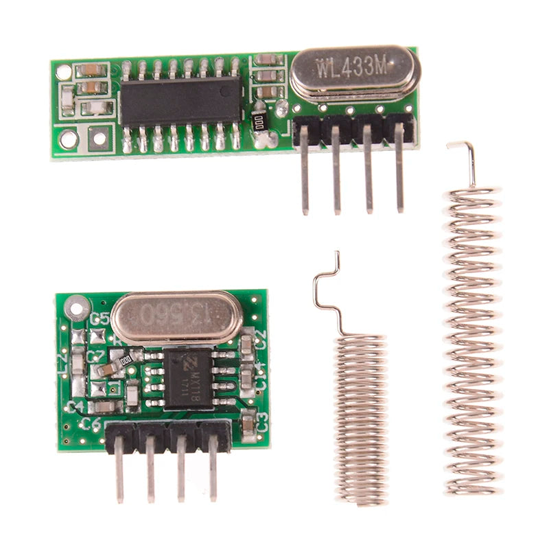 1pc 433 Mhz Superheterodyne Rf Receiver Transmitter Antenna For Arduino Uno Wireless Module Diy Kit 433mhz Remote Control