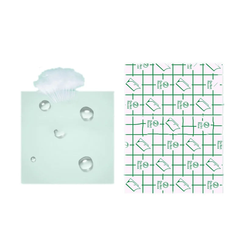 5*5cm/7*7cm/10*10cm PU Film Used for Wound Dressing Fixation Waterproof Transparent Anti-Allergy 100PCS/bag