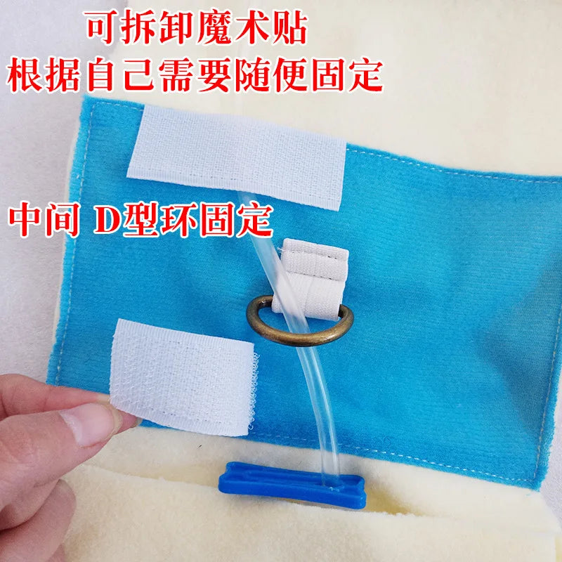 Cotton Urine Bag Invisible Belt-Type Urethrostomy Bile Drainage Adjustable Waist Detachable For Elder Care