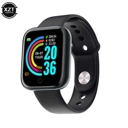 Health Monitor Smart Watch Y68 Men Sports Watches Women Fitness Tracker Bracelet Steps Calorie Bluetooth Wrist Watch D20 Clock