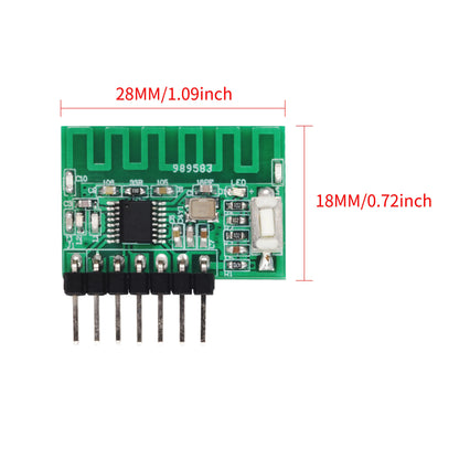433.00 Mhz Superheterodyne RF Receiver and 433Transmitter Module ASK kits with antenna Small Size  For Diy kit Remote controls