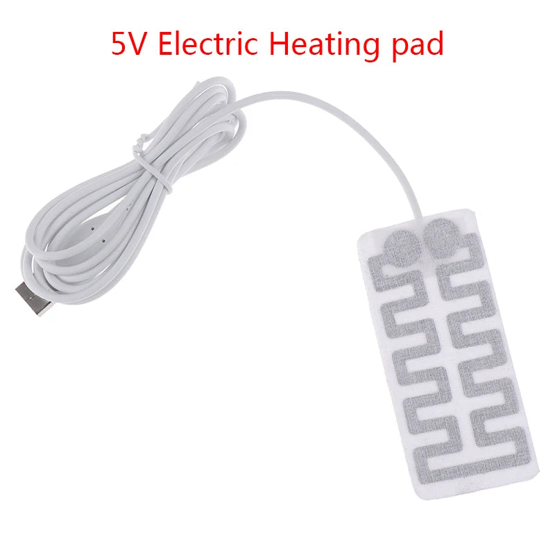 USB 5-12V Heating Heater Pad Massage For Warming Body Foot Winter Portable Warm Plate For Mouse Pad Shoes Golves Health Care