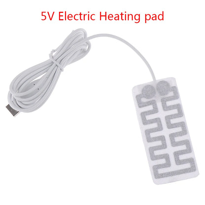 USB 5-12V Heating Heater Pad Massage For Warming Body Foot Winter Portable Warm Plate For Mouse Pad Shoes Golves Health Care
