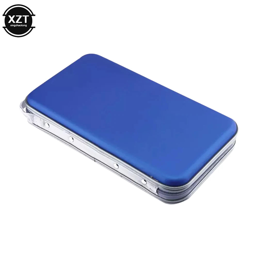 Waterproof 80pcs Capacity Disc CD Bag DVD VCD Wallet Storage Organizer Case CD Sleeve Hard EVA Bag Album Box Holder With Zipper