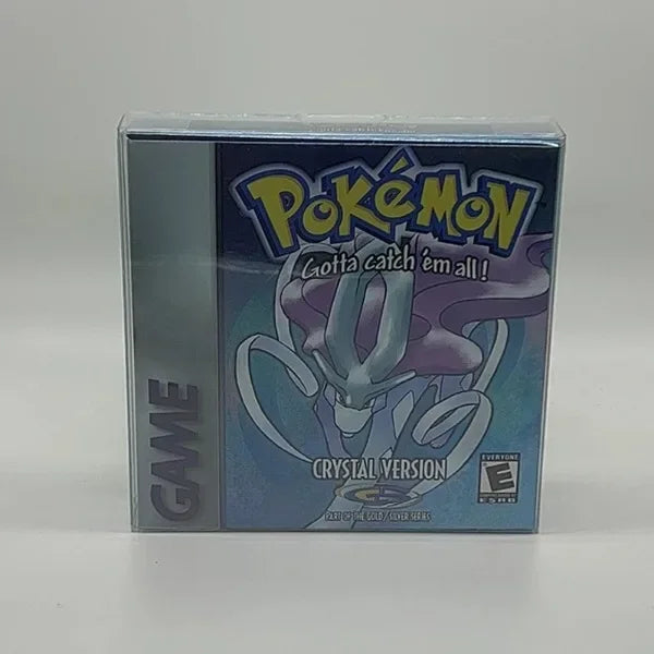 Pokemon Series Blue Crystal Gold Green Red Silver Yellow 7 Versions GBC Game In Box for 16 Bit Video Game Cartridge With Manuals