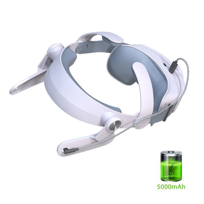 Elite Strap for Meta Quest 3 VR Headset Head Strap with 5000mAh Battery Charging Extend Game Time for Meta Quest 3 Accessories