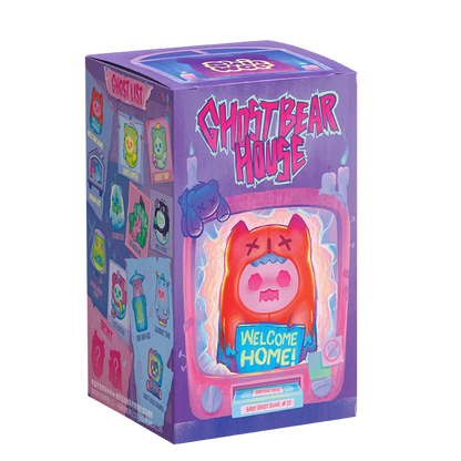 Finding Unicorn ShinWoo Ghost bear house Series  Blind Box Toys Cute Action Anime Figure Kawaii Mystery Box Designer Model  Gift