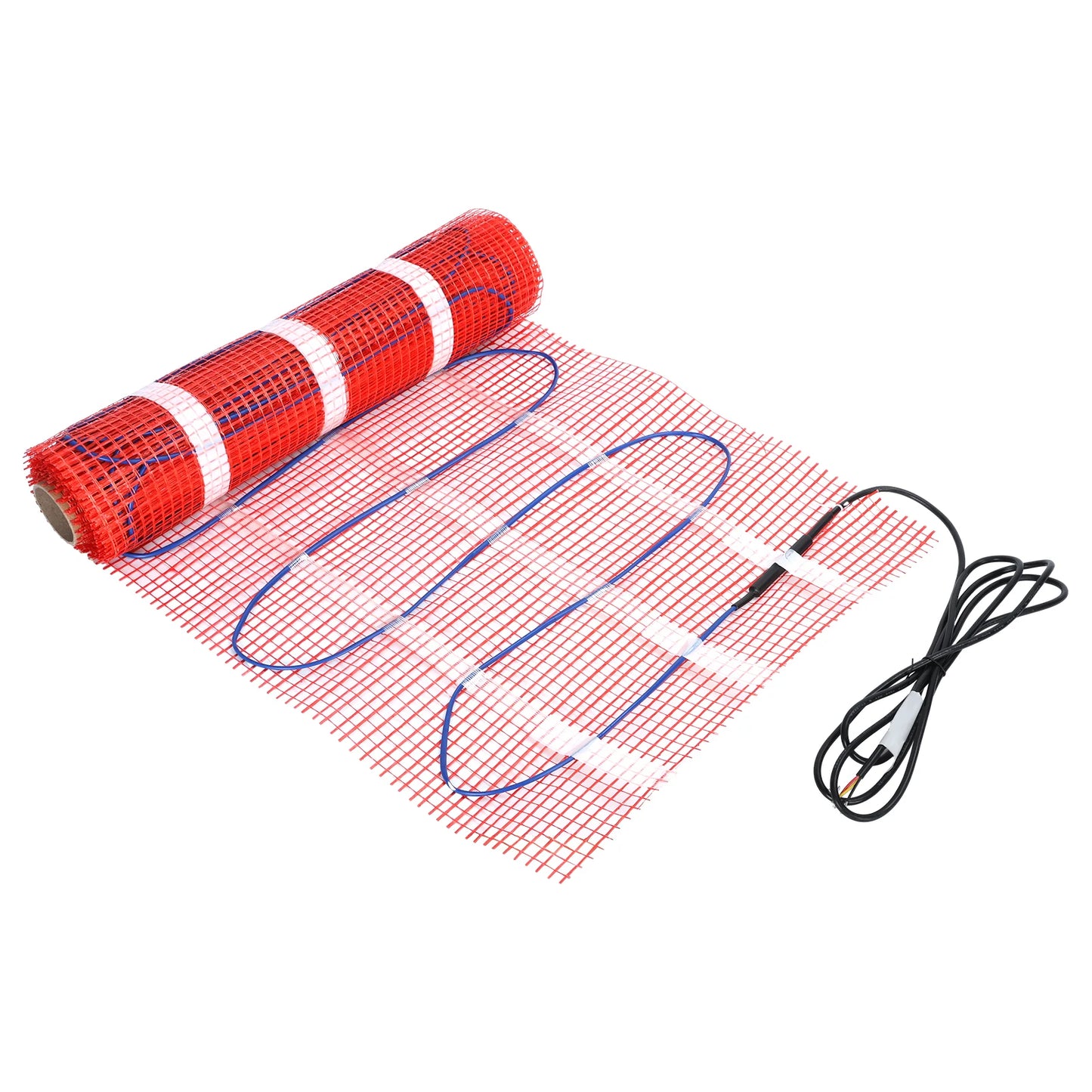 Floor Heating Pad with Digital Programmable Thermostat And Adhesive Back, Four Temperature Control Modes Uniform Heating