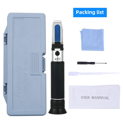 Animal Pet Refractometer Dogs Cats Urine Specific Gravity Clinical Serum Plasma Protein Hemoglobin Tester Veterinarians Tools