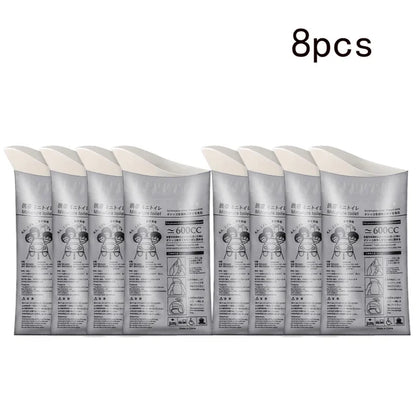 4-20PCS Outdoor Emergency Urine Bags 600ml Easy Take Piss Bags Travel Mobile Toilet Portable Urinal Bag Baby Women Vomiting Bags