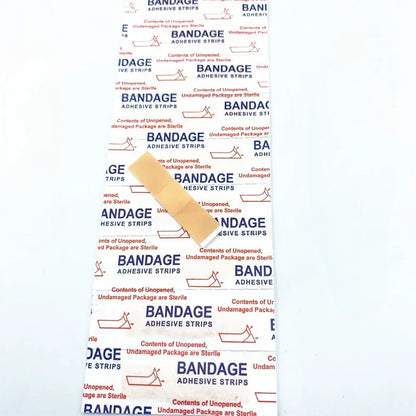 100 Pcs First Aid Waterproof Wound Plaster Medical Anti-Bacteria Band Aid For Home Travel First Aid Kit Emergency Kits