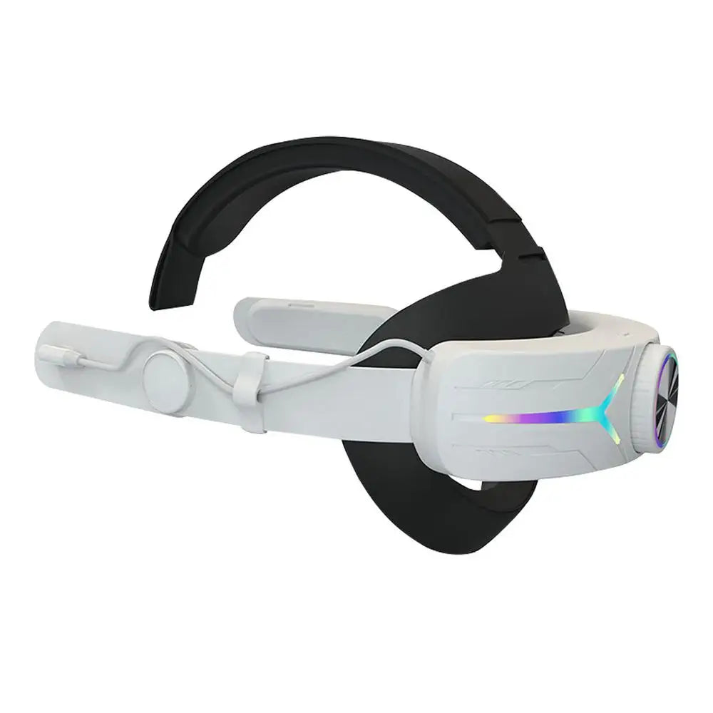 VR Head Strap Comfortable Sponge Headwear Charging Headset With Built-In 8000mAh Batteries For Meta-Ques-t 3 VR Accessories