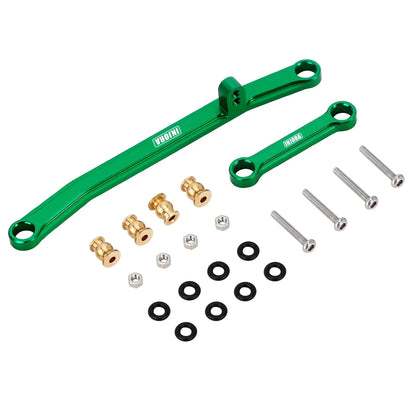 INJORA Brass Counterweight Steering Knuckles Wheel Hex Shock Absorber Axle Cover For RC Crawler Car Axial SCX24 Upgrade Parts