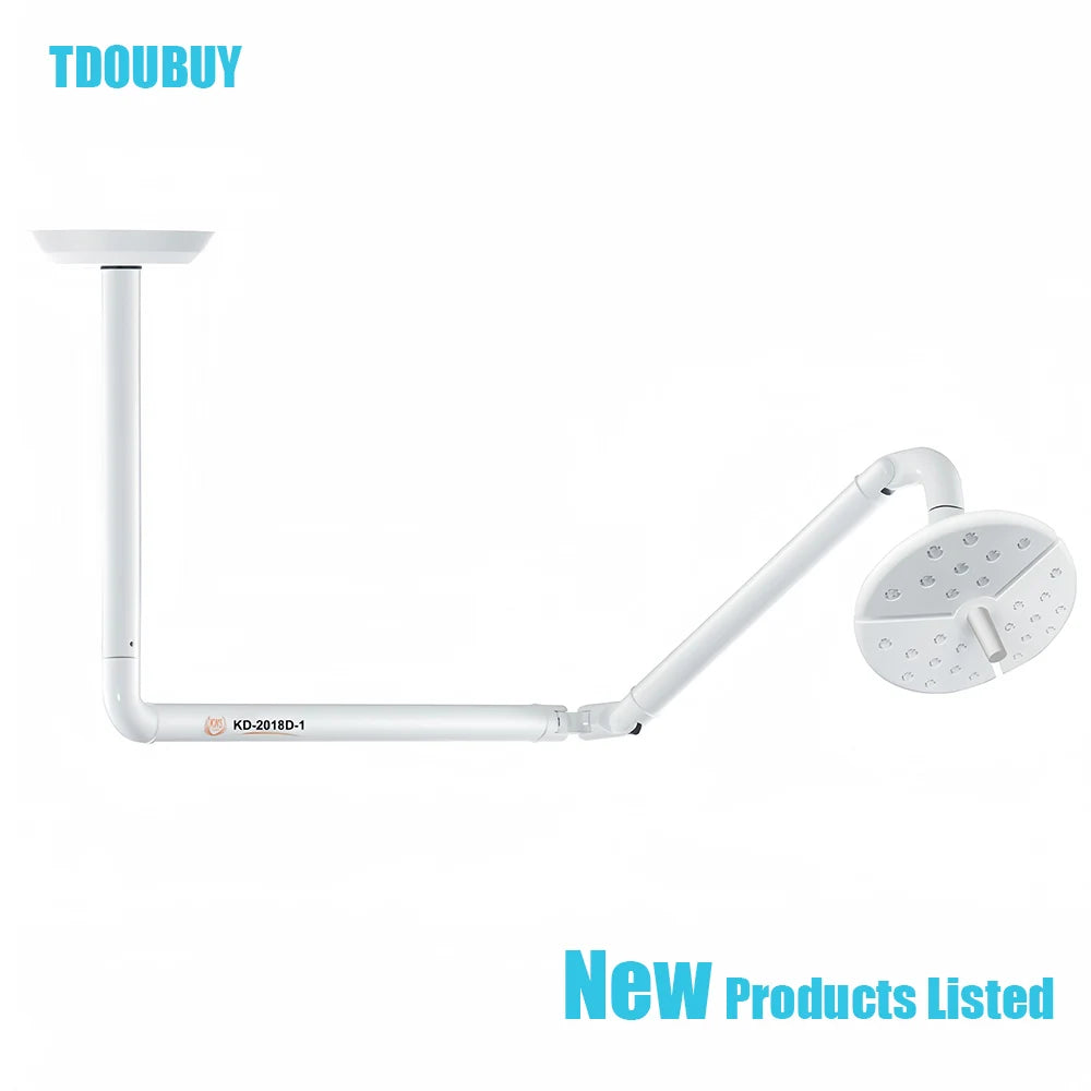 TDOUBUY KD-2018D-1 Shadowless Lamp 50W Versatile Ceiling LED Surgical Lighting ,For Dental Cosmetic, And Veterinary Procedures