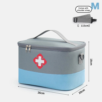 First Aid Kit Medicine Storage Bag Portable Outdoor Rescue Bag Household Large Capacity Medical Kit Storage Organizer