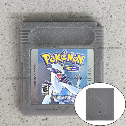 GBC Video Game Cartridge Console Card Pokemon Blue/Crystal/Green/Gold/Red/Silver/Yellow High Quality with Multi-language