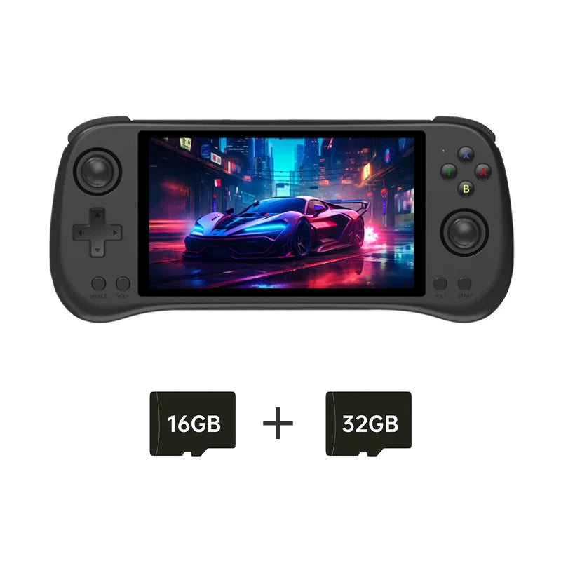 POWKIDDY X55 Retro Opendinglinux Video Handheld Game Console 5.5 Inch 1280*720 HD IPS Screen Rk3566 Jelos Syst Children's gifts