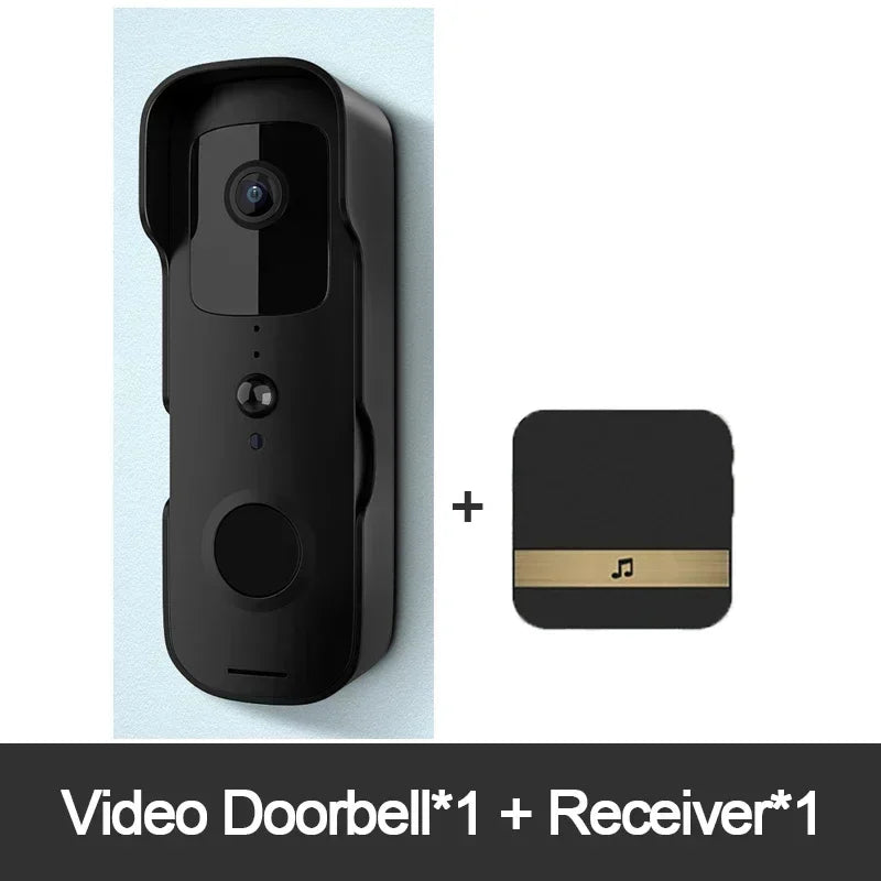 Smart Video Doorbell Waterproof Night Vision Door Viewer 1080P FHD Camera Digital Visual Intercom WIFI 2.4G Tuya Door Bell