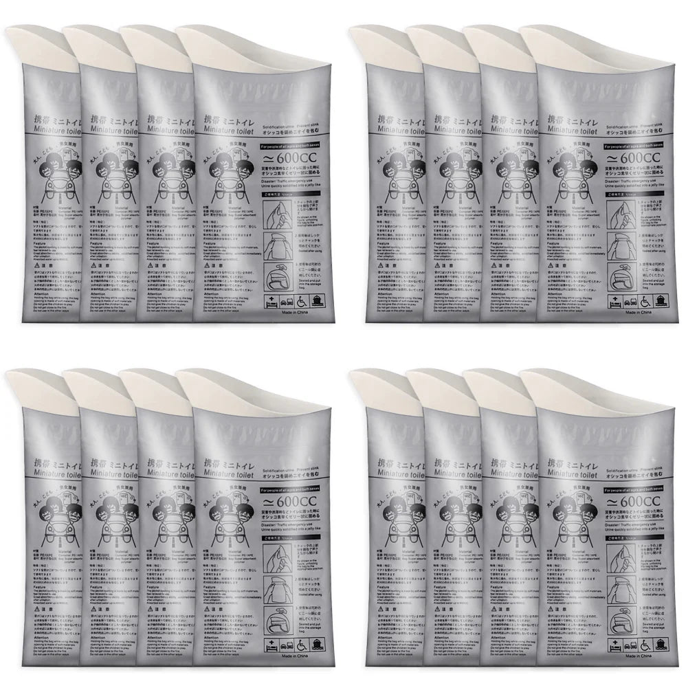 4-40pcs Outdoor Emergency Urine Bags 600ml Portable Urinal Bag for Female Baby Male Vomiting Bag Disposable Travel Mobile Toilet