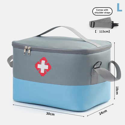 First Aid Kit Medicine Storage Bag Portable Outdoor Rescue Bag Household Large Capacity Medical Kit Storage Organizer