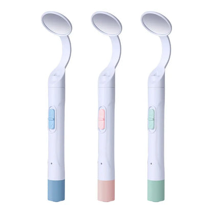 Dental Led Light Mouth Mirror Portable Reusable Dentist Oral Checking Anti Fog Bright Tooth Care Hygiene Clean Instrument