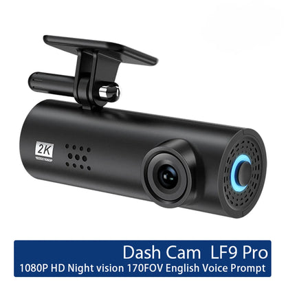 LF9PRO Dash Cam WiFi Camera 12MP Full HD 1080P MP4 Night vision Camera 170 Degrees Wide Angle Cam for Car Record