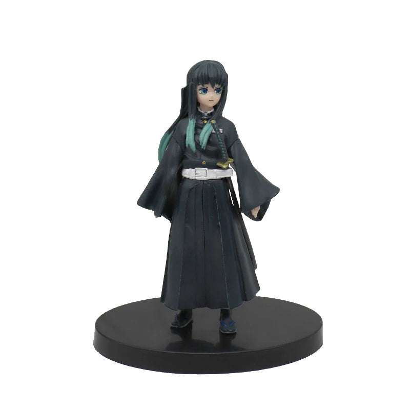 Demon Slayer Action Figure Anime Same Style Doll Toy Kamado Tanjiro Nezuko Zenitsu Collection Model PVC Material Birthday Gifts
