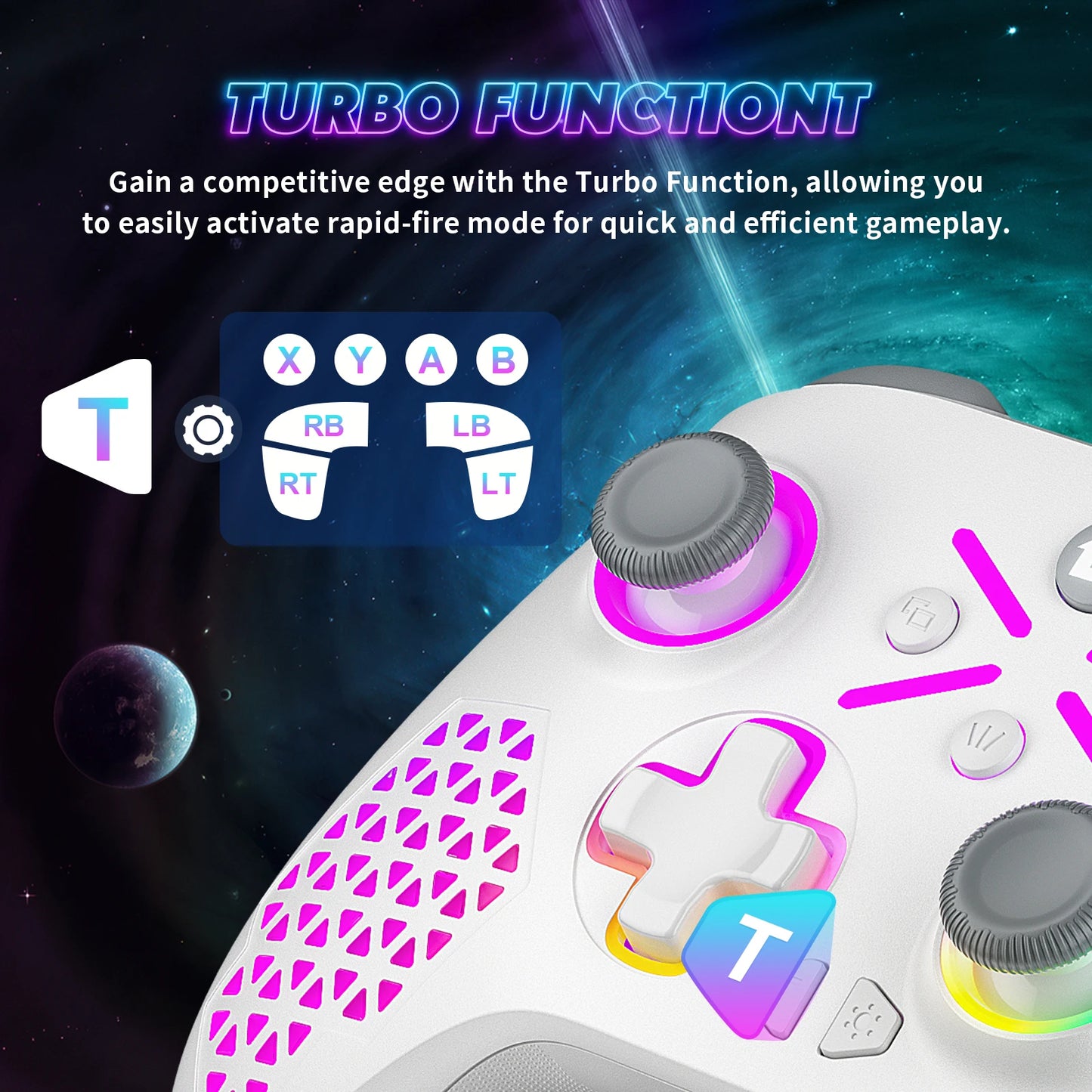 Xbox Wireless Controlller For Xbox One ,Xbox Seris S ,Xbox Series X Gamepads With Six Axis/Dual Vibra/Hall Effect Pc Joystick