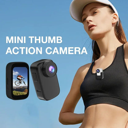 2024 Action Camera 4K HD Video WIFI Thumb Anti-shake Pocket Camera APP Real-time Viewing Vlog Shoot Pet Camera Worn on The Chest