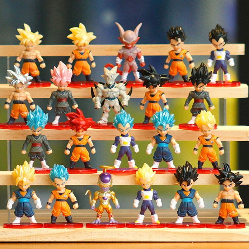 Anime Dragon Ball Figures Cartoon Character Figure PVC Blind Box Mystery Box Figurine Lucky Box Animation Small Figure about 5cm