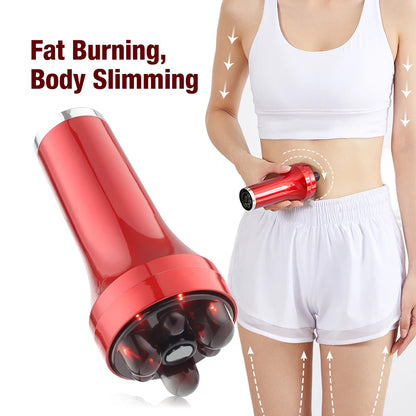 Electric Body Slimming Massager Anti Cellulite Vibration Massage Waist Thigh Abdomen Fat Burning Weight Loss Abdominal Massager