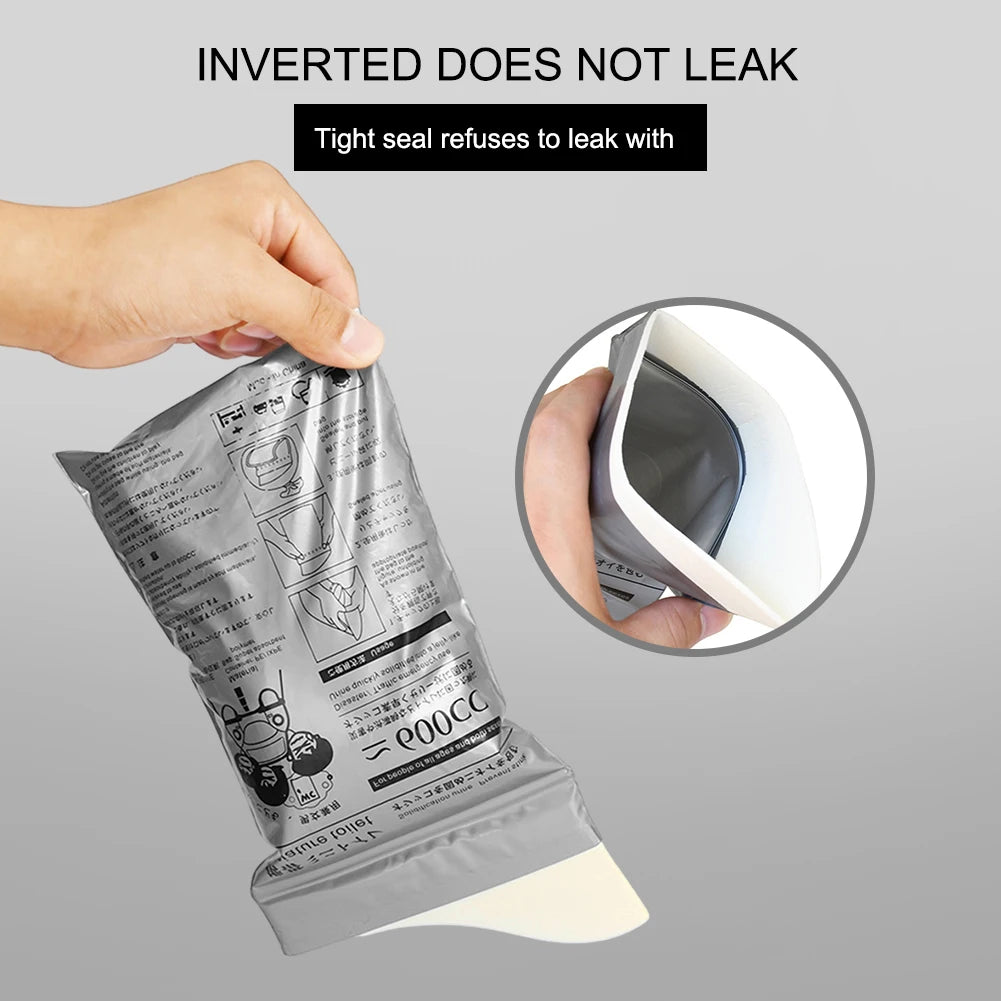 4-20pc 600/750ml Portable Urine Bag for for Men Women Kids Outdoor Camping Travel Car Jam Emergency Toilets Disposable Urine Bag
