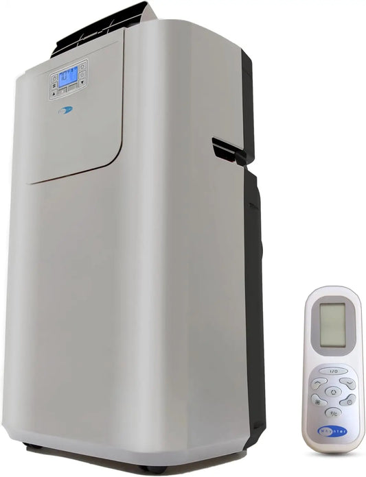 Portable Air Conditioner 12,000 BTU with Dual Hose Dehumidifier & Cooling Fan for 400 Sq Ft Rooms, Includes AC Unit Window