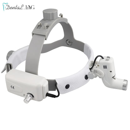 5W Dental LED Head Light Lamp For Binocular Loupes Brightness Spot Ajustable Dental Lab Headlamp Surgical Headlight