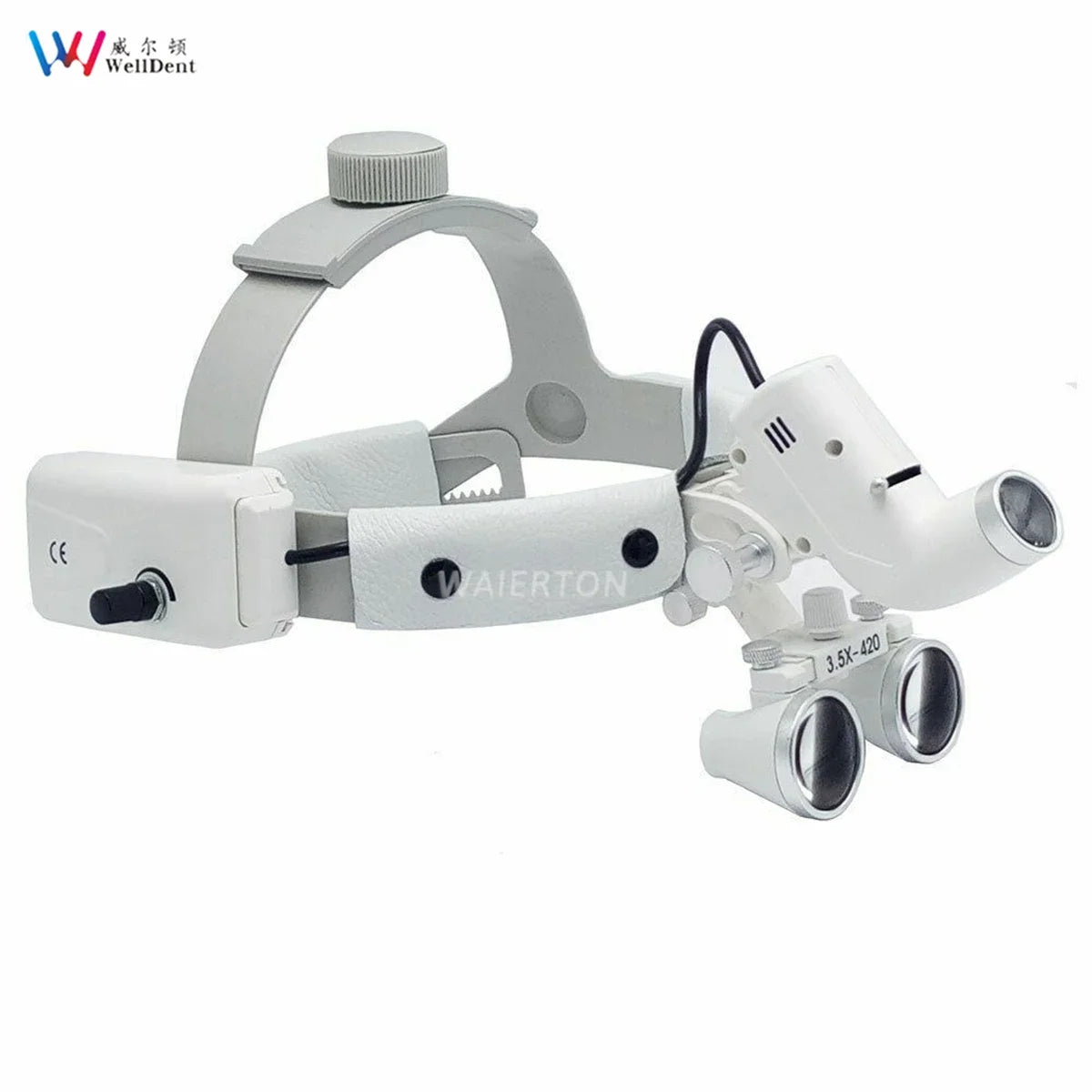 5W LED Dental Surgical Headband Head Light 2.5X 3.5X Loupes  Binocular Loupes Brightness Spot Ajustable Headlamp Lab Dentistry